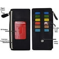 thumbnail image 4 of Leather All in One Card Case Holder Slim Wallet With a Card Protection Strap by Marshal, 4 of 58