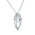 thumbnail image 2 of Bling Jewelry Womens Father Mother  Family Pendant Necklace Sterling Silver for New Moms, 2 of 5