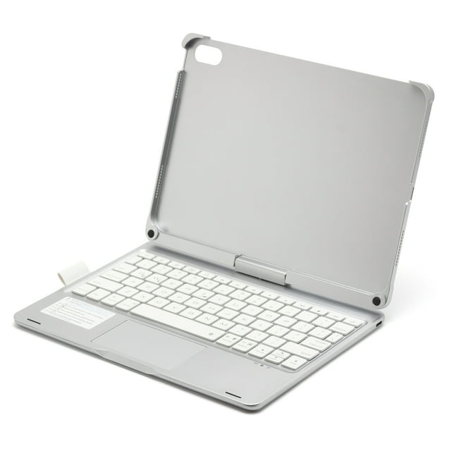 Teclado BT giratorio de 360 grados para teclado y ratón inalámbricos recargables con retroiluminación de 7 colores para ipad 10.