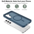 thumbnail image 5 of Galaxy S24 FE 5G Case,Magnetic Phone Case with MagSafe for Samsung Galaxy S24 FE 6.7",Takfox [Frosted] Shockproof Case Matte Hard Plastic & Silicone Rubber Full Body Bumper Protection Cover,Blue, 5 of 9
