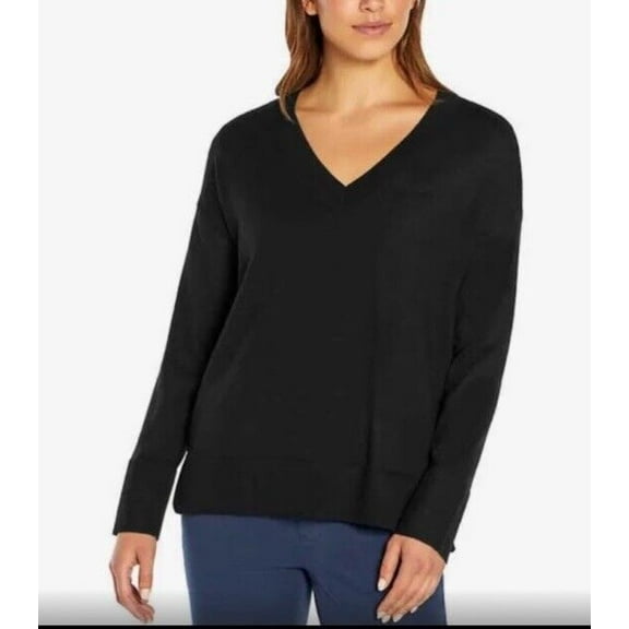 Banana Republic V-Neck Merino Sweater, Women's (XX-Large, Black)