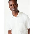 thumbnail image 4 of Free Assembly Men's Flatback Waffle Shirt with Short Sleeves, 4 of 6