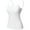 #1 Single Pack White, variant on Women Padded Built-in Shelf Bra Camisole Summer Tank Top for Women Adjustable Straps (S-3XL)