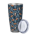 thumbnail image 2 of Salouo cute fall fox Print 20oz Tumbler with Lid,Stainless Steel Vacuum Insulated Tumbler Durable Insulated Coffee Mug Thermal Cup with Splash Proof Sliding Lid-Straw Two-piece Set, 2 of 8
