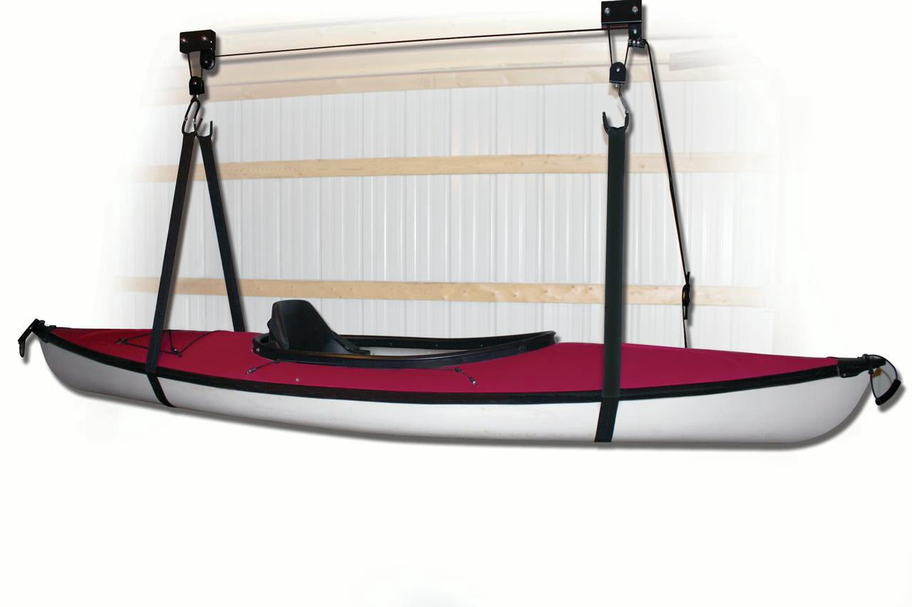 10" Matte Black Kayak Hoist System