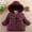 07Red, variant on Hicidod Winter Jacket for Kids Windproof Hooded Warm Coat Flower Print Cotton Fasion Lightweight Padded Puffer Jackets