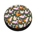 thumbnail image 3 of Bingfone Roosters And Chicks Spare Tire Cover Weatherproof Universal Wheel Protectors For Rv Camper Travel Trailer Suv Truck-16 Inch, 3 of 9