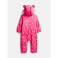 thumbnail image 2 of Wonder Nation Baby Fleece- Lined Pram, Size 0/3M -6/9M, 2 of 4