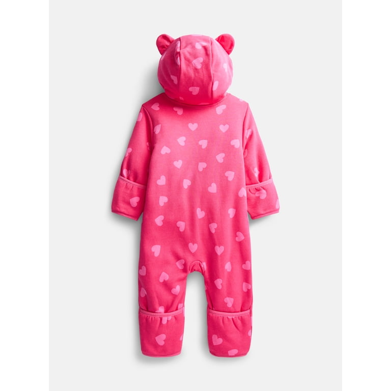 Wonder Nation Baby Fleece-Lined Pram Suit photo 2