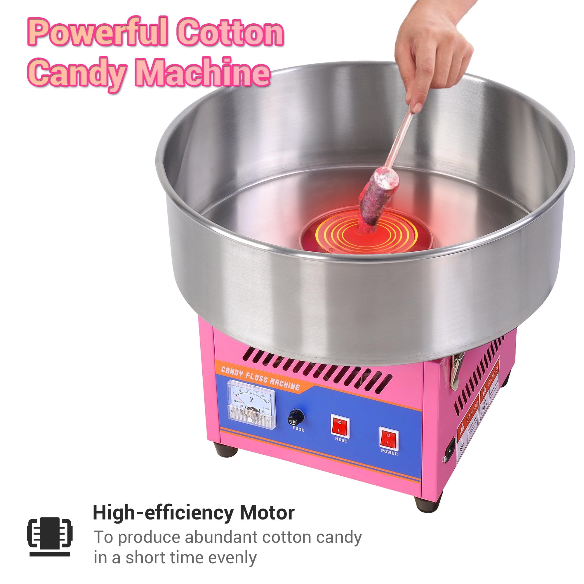 cotton candy machine how does it work