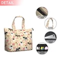 thumbnail image 2 of Pugs and Pioneer Flower Travel Tote Bags for Women Carry On,Large Weekender Bags for Women Travel,Multi Functional Duffle Bag for Work,Shopping,Sports, 2 of 5