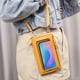 thumbnail image 4 of Bolso bandolera para teléfono con pantalla táctil para mujer | Minibolso de piel sintética con pantalla transparente y puerto USB | Ranuras para tarjetas de crédito y monedero con cremallera, 4 of 6