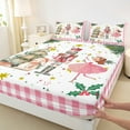 thumbnail image 3 of Manfei Christmas Nutcracker Bed Sheets for Kid, Princess Fairy Tale King Sheets, Winter Festival Sheet Set, Super Cozy Room Decor, 4-Piece, 3 of 7
