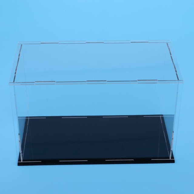 Vitrina de acrílico CUTICAT caja de presentación rectangular 23x13x13cm