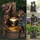 thumbnail image 1 of Fiudx Estatua de Jardín de Niño y Niña, Diseño Antiguo Caprichoso, Acabado Patinado Pintado a Mano, Decoración de Jardín, Acento para Porche Exterior, Fuente de Agua Relajante, Escultura con Luz Led,, 1 of 7