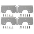 thumbnail image 5 of Kitchen Cupboard Door Hinge Repair Kit Plate and Fixing Screws Cabinet Hinges, 5 of 5