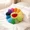 17 inches, variant on 17" Smile Face Flower Plush Pillow Rainbow Chair Decoration Festive Toy Stuffed Doll Sleep Cushion Mat Home Sunflower Sofa Floor Pillow for Kids Relaxation Gift - Christmas Gift Set