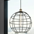 thumbnail image 4 of Innovations Lighting  Ballston Lake Placid - 1 Light 16" Cord Hung Pendant Brushed Brass, 4 of 5