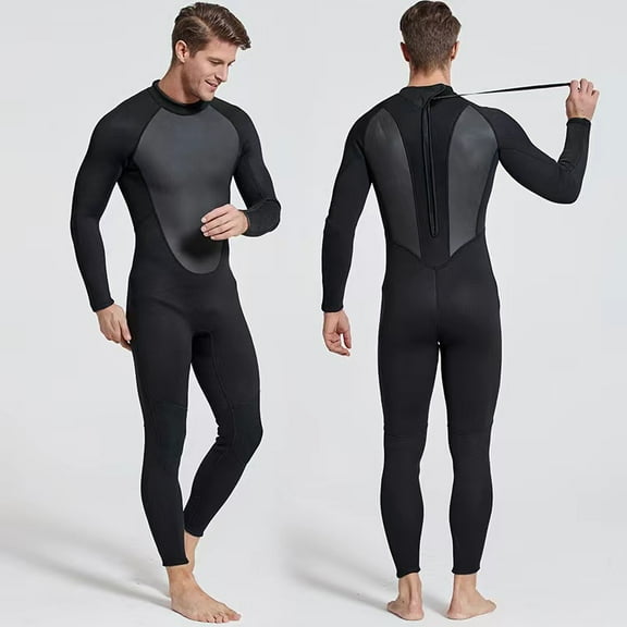 Thickened Warm Diving Suit 3mm Material Anti-cold Wetsuit For Men Suitable For Snorkeling Surfing