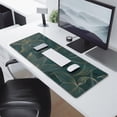 thumbnail image 3 of Achieve Gaming Perfection with Ultra Large Mouse Pad: Green Tropical Leaves Design, XXL Gaming Mousepad, Big Extended Full Size Desk Pad for Keyboard, Laptop & Computer - 31.5x11.8 Inch, 3 of 7