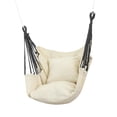 thumbnail image 3 of Silla hamaca para acampar, resistente, transpirable, colgante, con asiento oscilante Blanco, 3 of 9