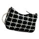 thumbnail image 3 of Bolso de mensajero a cuadros, bolso de mensajero de PU a cuadros simple y moderno, bolso de mensajero diseñado para el futuro, 3 of 9