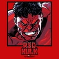 thumbnail image 2 of Boy's Captain America: Brave New World Red Hulk Portrait Graphic T-Shirt, 2 of 4