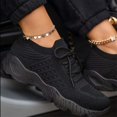 thumbnail image 1 of Women Lace-up Sneakers Shoes, 1 of 1