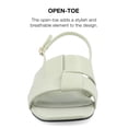 thumbnail image 3 of Journee Collection Womens Tabatha Tru Comfort Foam Low Covered Block Heel Sandals, 3 of 7