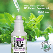 Mighty Mint Spider Repellent & Killer Peppermint Oil Spray - 16oz