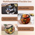 thumbnail image 4 of Fabulas Coffee Pod Holder, K Cups Holders for Counter, Large Capacity K Cup Storage Basket Metal Coffee Capsule Pods Organizer Coffee Bar Accessories for Kitchen Dinning Room Office Cafe Hotel, Black, 4 of 6