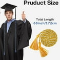 thumbnail image 4 of Graduation Rope Honor Rope Graduation in 2025 Graduate with Tassel Bachelor's Formal Dress Doctoral 67 Inches Long Blue and White, 4 of 5