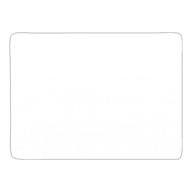 Flipside - surface Effaçable à Sec - 152 x 229 mm - Blanc (Lot de 24)
