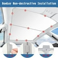 thumbnail image 2 of Front Rear Glass Sun Roof Shade Sunshade For Tesla For Model 3 Sunshade For Highland Silver, 2 of 9
