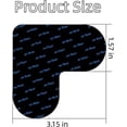 thumbnail image 2 of Rug Gripper 12Pack Double Sided Non-Slip Rug Pads Rug Tape Washable Rugs Reusable Carpet Tape Compatible with Hardwood Floors & Tile for Kitchen Bedroom Rug Pad Grippers to Keep Corners Flat(Black), 2 of 5