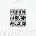 thumbnail image 4 of Inktastic Black History Proud African Ancestry Girls Baby Dress, 4 of 5