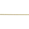 thumbnail image 3 of Leslie's Real 14kt Yellow Gold 1.3mm Diamond-Cut Rope Chain; 22 inch; Lobster Clasp; for Adults and Teens; for Women and Men, 3 of 5
