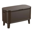 thumbnail image 2 of Keter Breeze Bar 17 Gallon Cooler with Pop-Up Table Top Bar Cart, Espresso Brown, 2 of 12