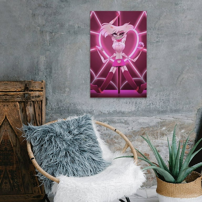 Hazbin Hotel Angel Dust Decorative Painting Canvas Wall Poster Art