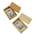 thumbnail image 2 of Bamboo Cards Storage Box Desktop Wooden Poker Playing Card Box Case Tarot Box, 2 of 19