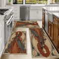 thumbnail image 6 of Kitchen Rugs Sets of 3 Non Slip Washable Kitchen Mats for Floor, Waterproof Kitchen Runner Rug, Floor Mat Carpet for Entryway, Laundry, Sink, Hallway, Bathroom, 6 of 12
