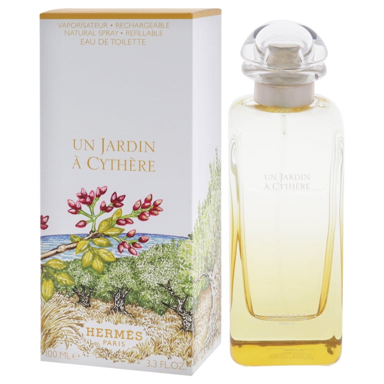 HERMES UN JARDIN A CYTHERE 香水ギフトセット Hermes Un Jardin A Cythere , 3.3 oz EDT Spray (Refillable