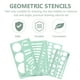 thumbnail image 5 of 4 plantillas de medición, plantillas geométricas, herramientas de dibujo de múltiples formas, 5 of 6