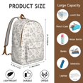 thumbnail image 5 of Lively Sunflower Floral Pattern Backpack for College School, Oversized Bookbag with Laptop Pocket, Sturdy Unisex Backpack Gift for Students and Adults, 5 of 5