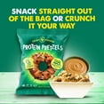 thumbnail image 5 of CRISP POWER Protein Pretzels, Everything, 28G Protein, High Protein Snack,High Fiber,Low Carb Crunchy Pretzel Snacks,No Added Sugar, 1.75 oz Bags, 6 Pack, Vegan, Keto, 5 of 7