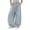 Blue G, variant on bbymog Girls Jeans Fashion Bowknot Printed Elastic Waisted Wide Leg Long Pants Casual Loose Straight Leg Denim Pants Outerwear with Pocket