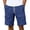Navy, variant on Bosfbaoi Mens Cargo Shorts Elastic Waist Drawstring Waffle Knit Textured Fabric Multi Pocket Casual Shorts for Streetwear Daily
