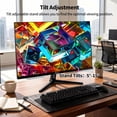 thumbnail image 5 of ZZA 27 Inch 4K UHD 3840*2160P Computer Monitor, 75Hz IPS Flat Monitor, 120% sRGB, 300cd/㎡ Brightness, HDR10 & AMD FreeSync, 2×HDMI 2.0 & 2×DP 1.2, Ideal for Business & Office Work, 5 of 9