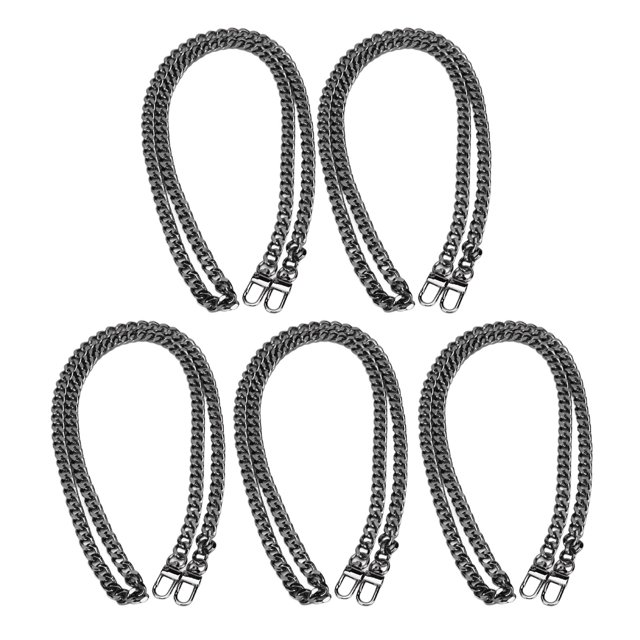 Chain Link, Iron Material 1.2m 5 Pcs Curb Chain For Crafts Gold,Silver,Silver Black