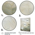 thumbnail image 3 of Designart "Gold And Grey Linear Expressions III" Minimalism Line Art Wall Decor, 3 of 5